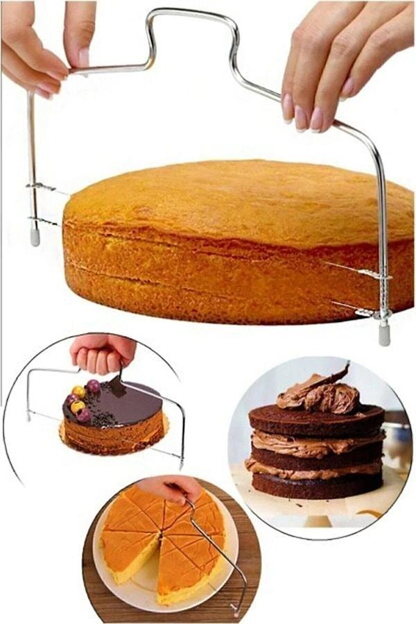 15. Pasta, Kek Dilimleme ve Kesme Aparatı