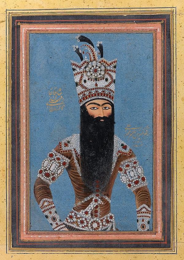 14. 1814: "Fath Ali Shah Qajar'ın Portresi", Mihr 'Ali