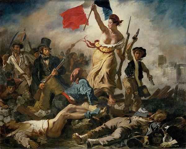 30. 1830: "Halka Yol Gösteren Özgürlük", Eugène Delacroix