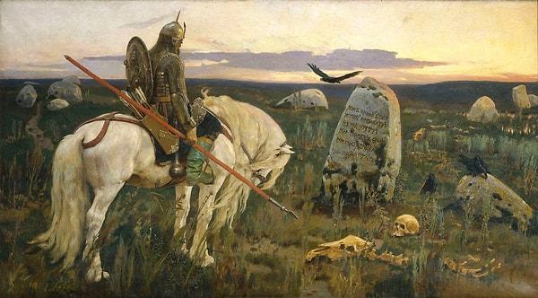 78. 1878: "Knight at the Crossroads", Viktor Mikhailovich Vasnetsov