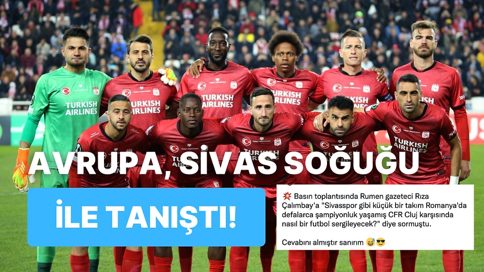 Cluj'u 3 Farkla Yenen Sivasspor UEFA Avrupa Konferans Ligi'nde Gruptan Çıkmayı Garantiledi