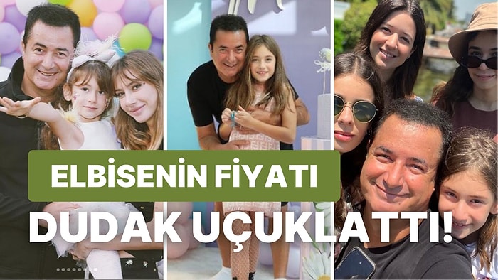 Acun Ilıcalı'nın Küçük Kızı Melisa'nın Doğum Gününde Giydiği Elbisenin Fiyatı Herkese İç Çektirecek