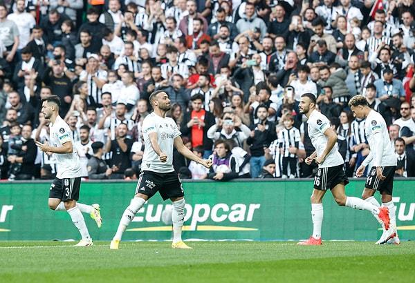 Karşılaşmanın henüz 5. dakikasında penaltı kazanan Beşiktaş'ta Cenk Tosun fileleri havalandırdı. 33. dakikada Weehorst'un attığı golün de asistini yapan isim yine Cenk Tosun'du.