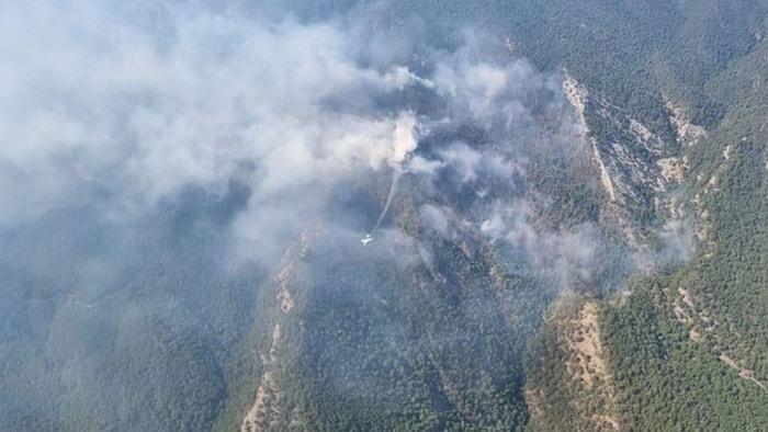 Kaz Dağları'nda Çıkan Orman Yangını Kontrol Altına Alındı