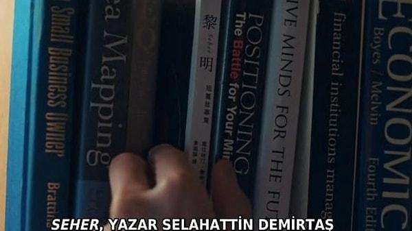 'Shards Of Her' dizisinde Demirtaş'ın 'Seher' adlı öykü kitabı kullanıldı