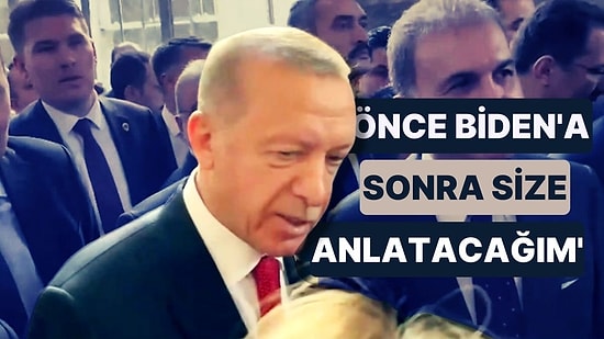 Erdoğan'dan 'Putin'i Nasıl İkna Ettiniz?' Sorusuna Cevap: 'Onu Önce Biden'a Anlatacağım Sonra Size'