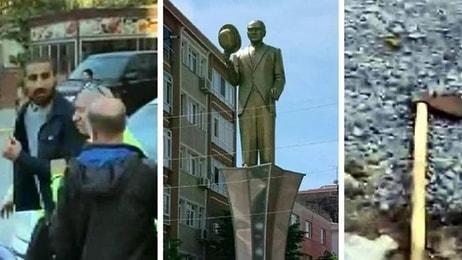 Atatürk Anıtı'na Baltayla Saldırı: 1 Kişi Gözaltına Alındı