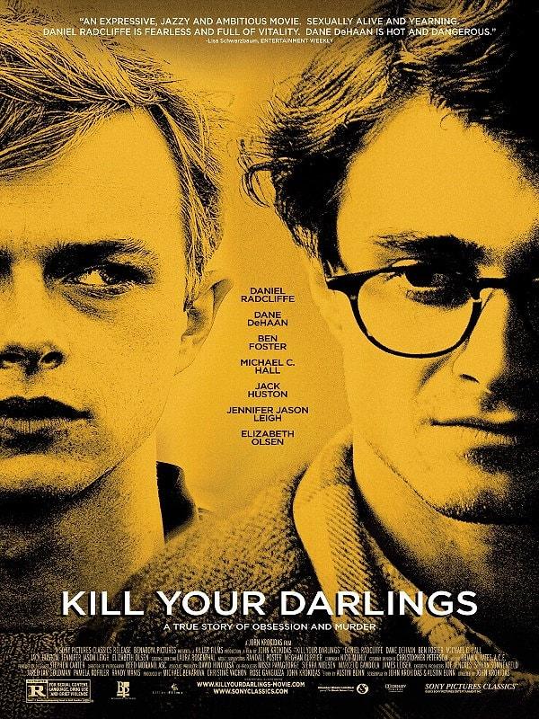 9. Kill Your Darlings / Sevdiklerini Öldür (2013) - IMDb: 6.4