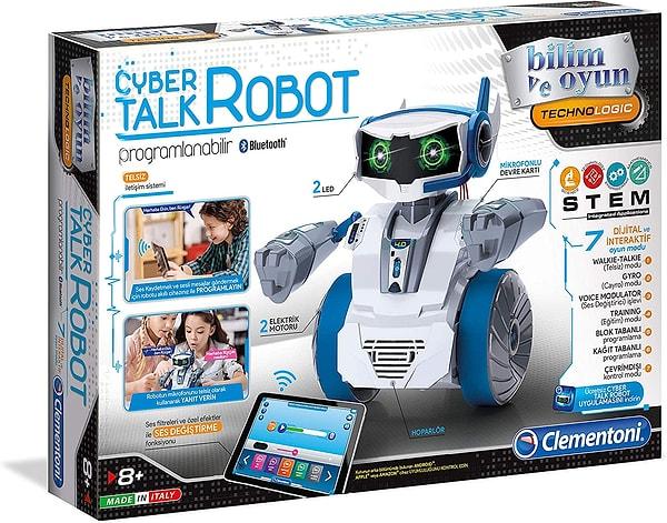 8. Clementoni 64447 Robotik Laboratuvarı Cyber Talk Robot