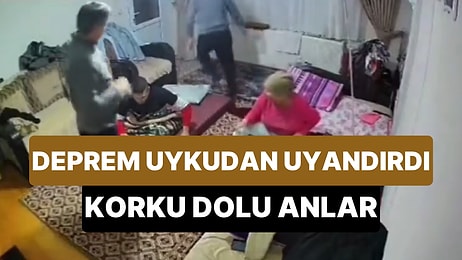 İzmir Depremine Uykularında Yakalanan Ailenin Korku Dolu Anları