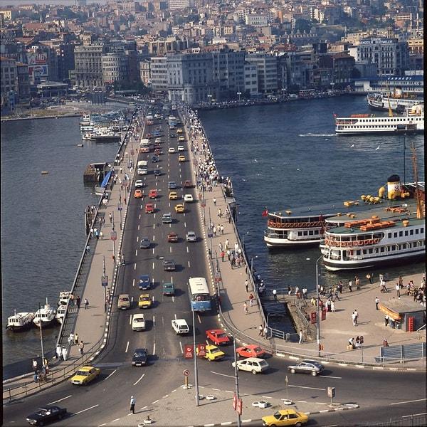 22. Galata Köprüsü, İstanbul, 1986.