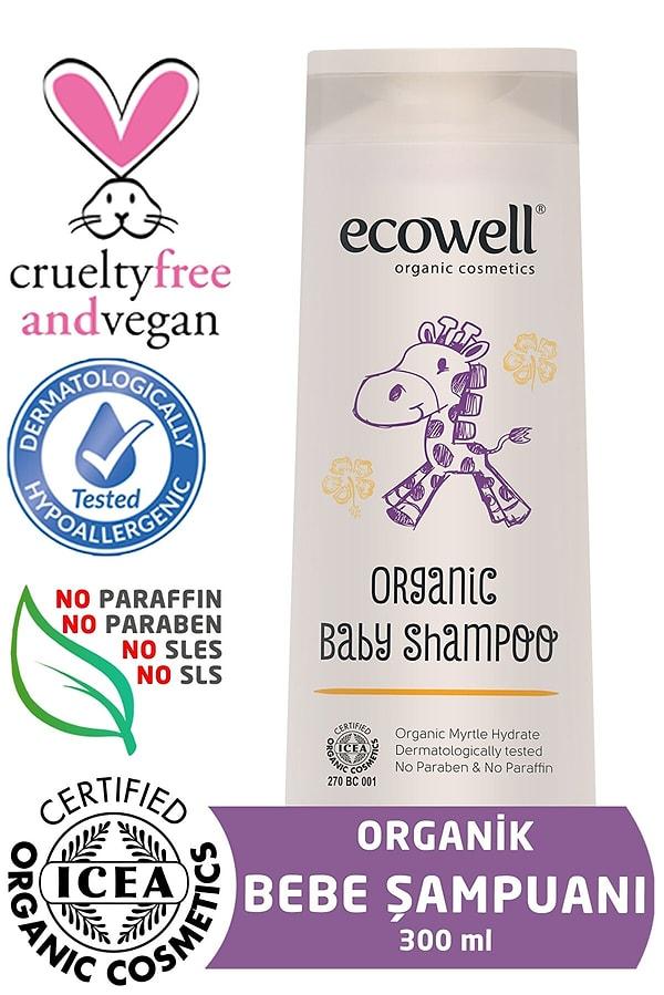 12. Ecowell Organik Bebe Şampuanı