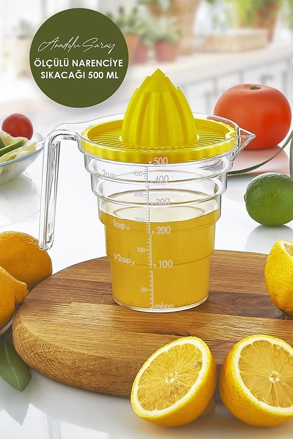 7. Yemeklere limon sıkarken işe yarayacak bir parça.