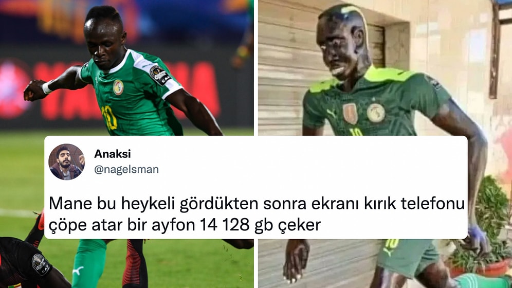 Bunu Yapan Sanatçı Kör Oldu! Sadio Mane'nin Memleketinde Dikilen Heykeli Goygoycuların Diline Düştü