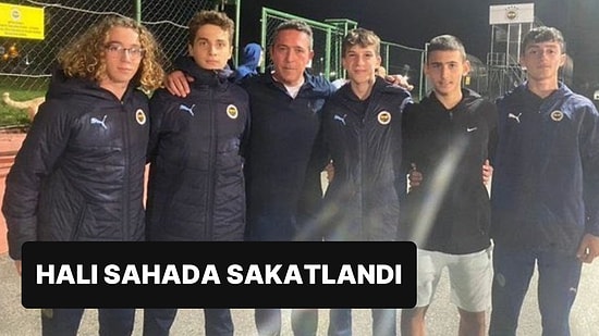 Oğlunun Yer Aldığı U15 Takımıyla Maç Yapan Ali Koç Ayağından Sakatlandı, Atel Kullanmaya Başladı