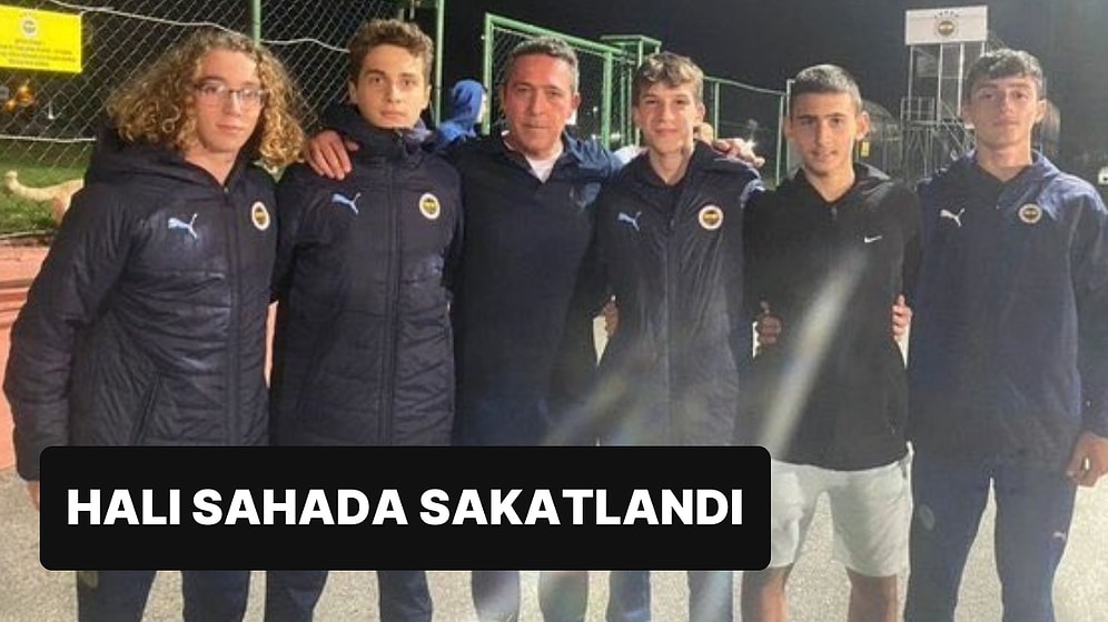 Oğlunun Yer Aldığı U15 Takımıyla Maç Yapan Ali Koç Ayağından Sakatlandı, Atel Kullanmaya Başladı