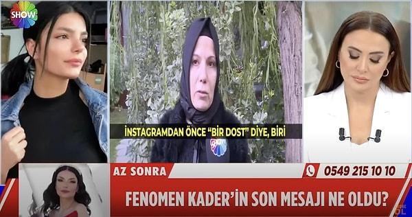 Show TV'de yayınlanan Didem Arslan Yılmaz ile Vazgeçme programında işlenen Kader Yılmaz dosyası tüm Türkiye'yi derinden sarstı. 8 Ekim tarihinde Beylikdüzü'nde bulunan AVM'nin terasından atlayarak intihar eden Kader Yılmaz'ın acılı annesi Gülnaz, kızının intiharının ardında nişanlısı Berkan ve ailesinin olduğunu iddia etti.