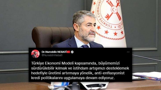Hazine Bakanı Nebati, "Enflasyonun Altında, Düşük Maliyetle Krediler Veriyoruz" Paylaşımı Yaptı