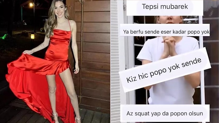 Berfu Yenenler "Memen Yok" Yorumundan Sonra "Popon Tepsi Gibi" Diyenlere Müthiş Bir Paylaşımla Cevap Verdi