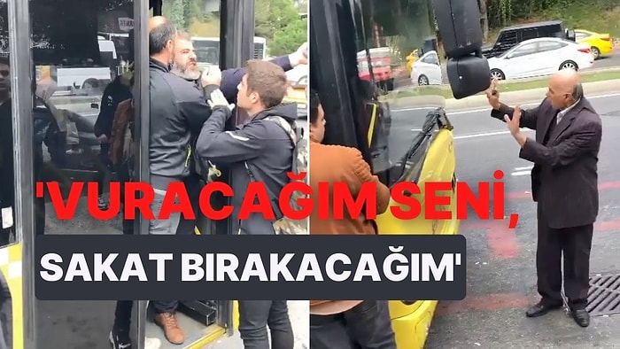 İETT Şoföründen Engelli Vatandaşa Skandal Sözler! 'Vallahi Vuracağım Seni, Sakat Bırakacağım'