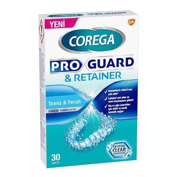 10. Günlük temizliğinizin vazgeçilmezi olacak Corega Pro Guard Retainer...