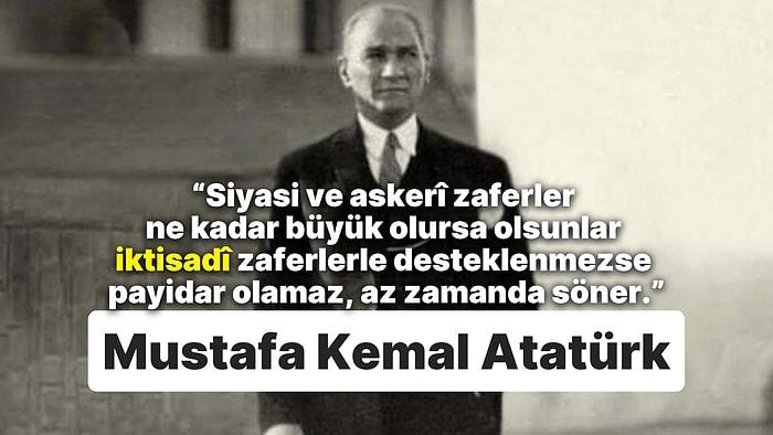 Sadece İyi Bir Asker Değil, İyi Bir Ekonomistti: İşte Mustafa Kemal Atatürk'ün Yaptığı Ekonomik Devrimler!