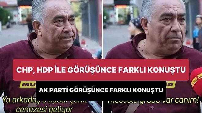 CHP, HDP ile Görüşünce 'O Kadar Şehit Cenazesi Geliyor' Diyen Adam, AK Parti Görüşünce 'Görüşür Görüşür' Dedi