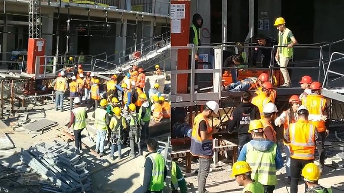 Beyoğlu’ndaki Tersane İstanbul İnşaatında Asansör Devrildi: 4 İşçi Yaralandı