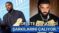 Ünlü Rapçi Kanye West'in Drake Dinlediği İçin Bir Çalışanını İşten Çıkardığı İddia Edildi!