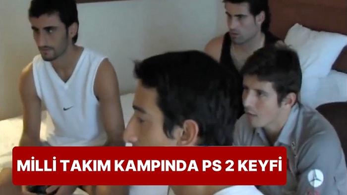 Volkan Demirel, Emre Belözoğlu, Serhat Akın ve Selçuk Şahin'in PlayStation 2 Oynadığı Efsane Görüntüler