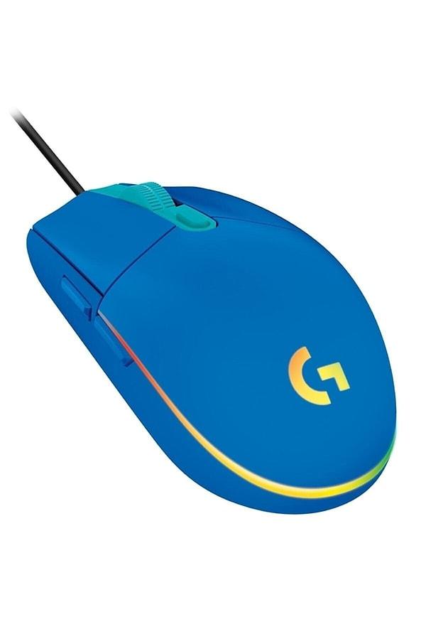 10. Logitech G G102 LIGHTSYNC RGB Aydınlatmalı 8.000 DPI Kablolu Oyuncu Mouse