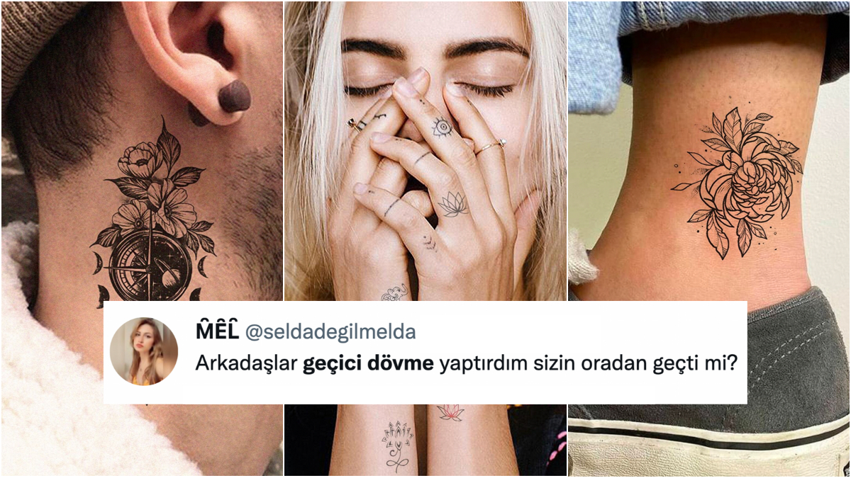 Hiç Aklında Olmayanların Bile Aklına Dövme Fikrini Sokacak Geçici Dövme ...