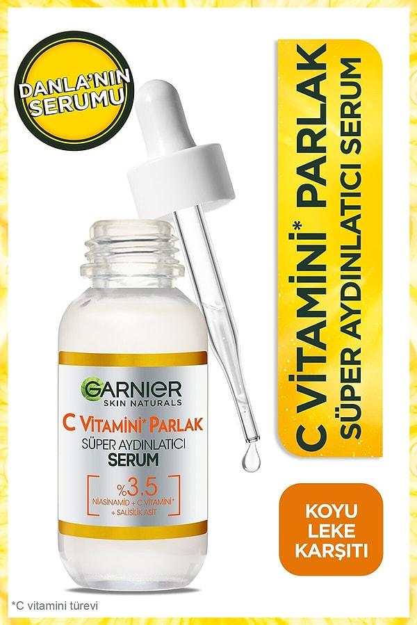 21. Garnier C Vitamini Parlak Süper Aydınlatıcı Serum