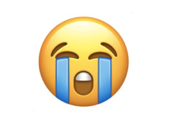 2. Ağlayan emoji: