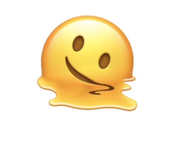 12. Eriyen surat emojisi: