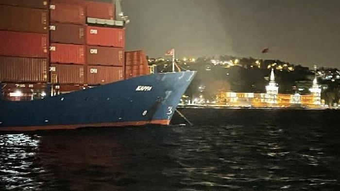 Gemi Makine Arızası Yaptı, İstanbul Boğazı Trafiğe Kapatıldı
