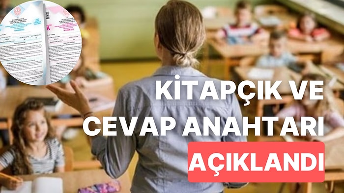 Uzman Öğretmenlik Sınavı Soru Kitapçığı ve Cevap Anahtarı Yayınlandı!