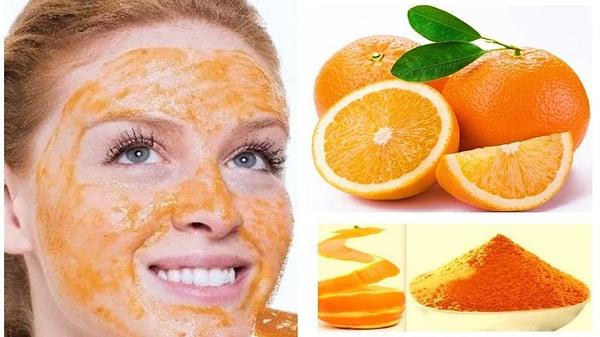 Portakal kabuğu ile cildinizi güzelleştirin.