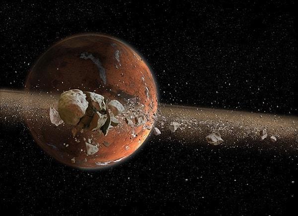 Mars'ın her iki uydusu da sürekli olarak Kızıl Gezegene aynı tarafları ile kilitlidirler.