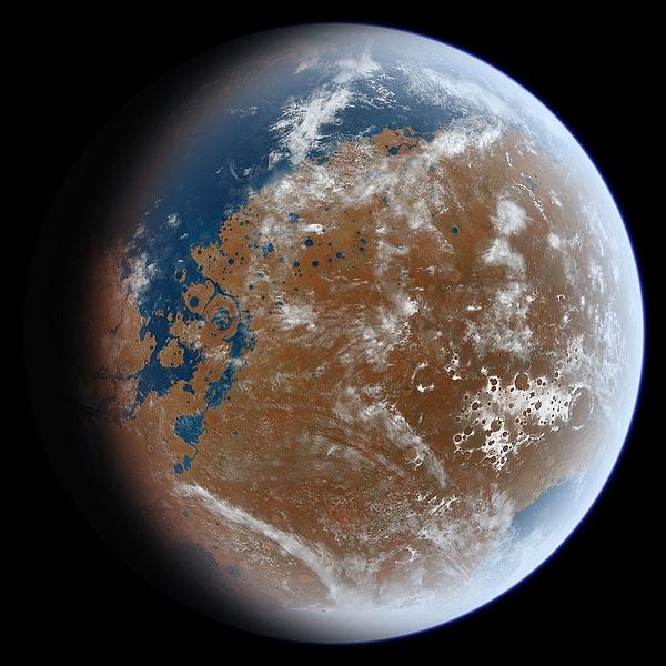 Dünya ve Mars, dört kayalık gezegenden ve asteroit kuşağından oluşan iç Güneş Sisteminin üyeleridir.
