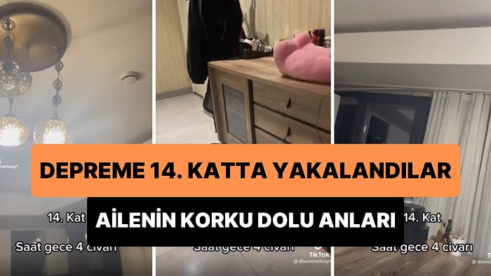 Düzce Depremini İstanbul'da 14. Katta Hisseden Ailenin Korku Dolu Anları