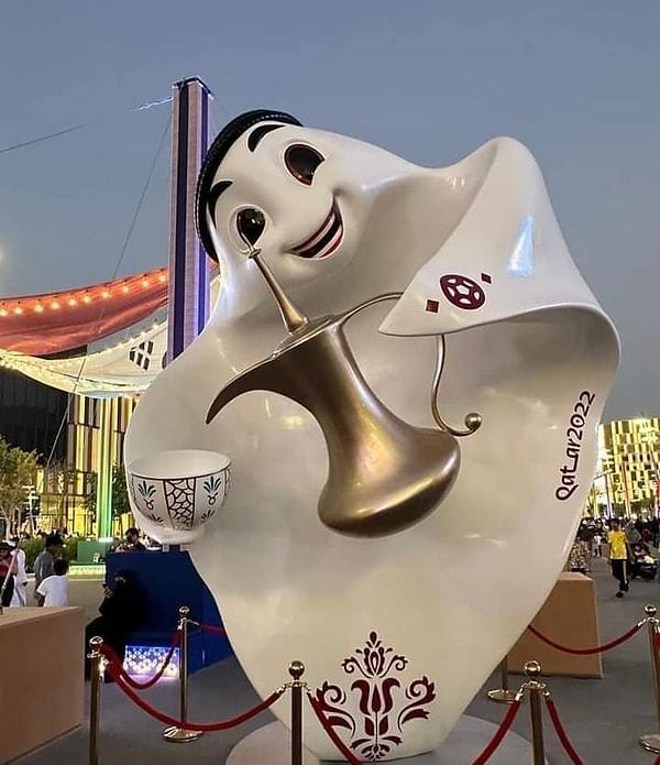12. Katar Dünya Kupası'nın maskotu biraz şey... 😅