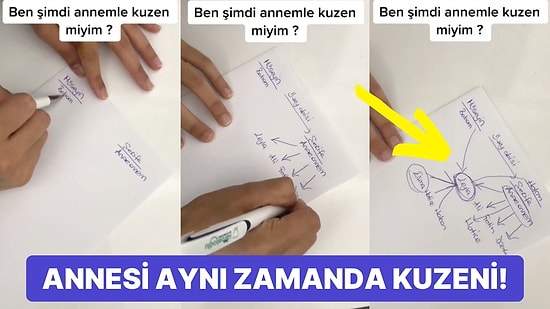 Anneannesi ve Babası Kardeşmiş! Soyağacı Şemasını Çizerken Annesiyle Kuzen Çıkan Genç Kız