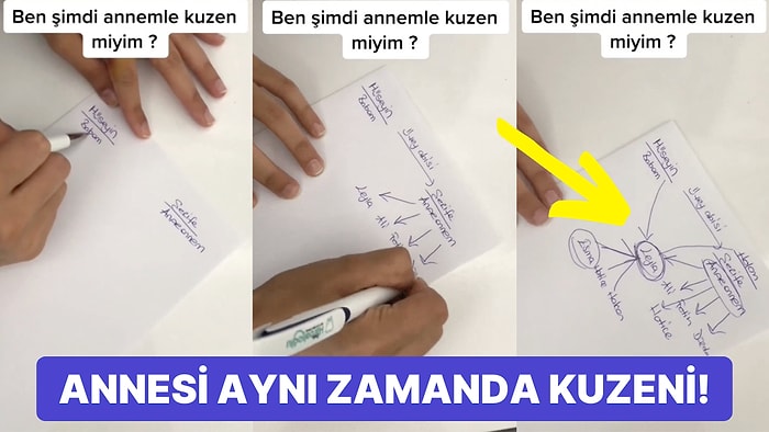 Anneannesi ve Babası Kardeşmiş! Soyağacı Şemasını Çizerken Annesiyle Kuzen Çıkan Genç Kız