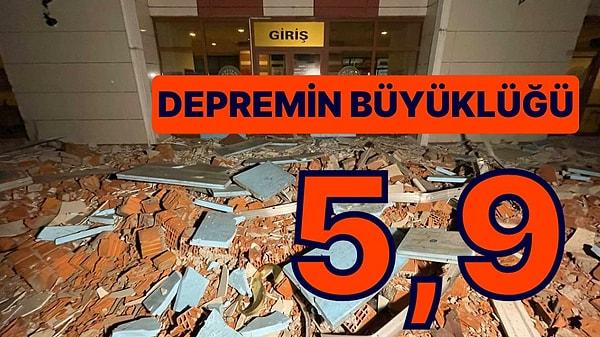 1.Düzce'de meydana gelen deprem Marmara ve İstanbul'da hissedildi. AFAD depremin büyüklüğünü 5,9 diye açıkladı.