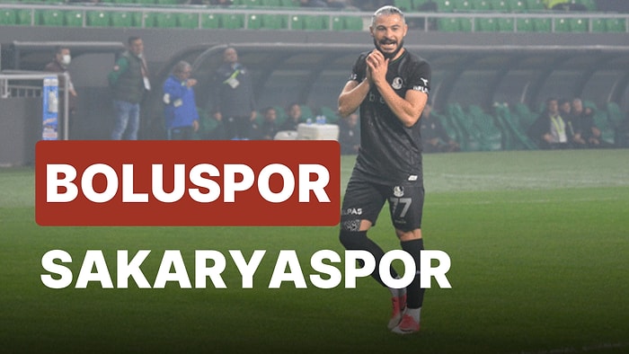 Boluspor-Sakaryaspor Maçı Ne Zaman, Saat Kaçta? Boluspor-Sakaryaspor Maçı Hangi Kanalda?