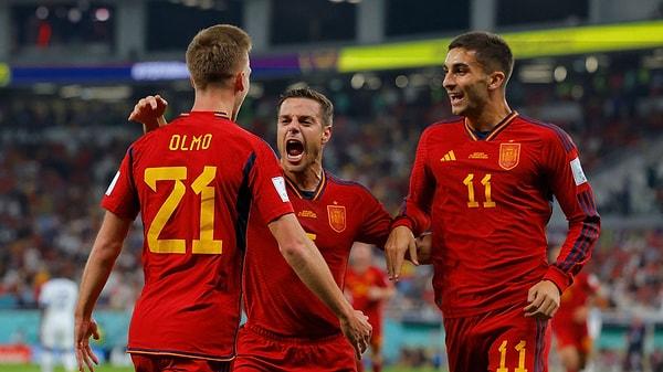 İspanya, gruptaki ilk maçında Kosta Rika'yı farklı mağlup etti.