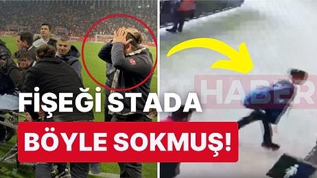 Göztepe-Altay Maçında Tribünlerden Atılan Fişeği Stadyuma Sokan Kişi Sizi Hayrete Düşürecek!