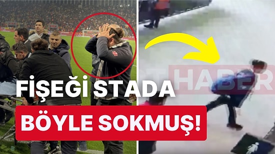 Göztepe-Altay Maçında Tribünlerden Atılan Fişeği Stadyuma Sokan Kişi Sizi Hayrete Düşürecek!