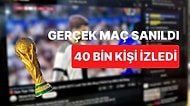 Gerçek Sanıp İzlediler: 40 Bin Kişi Dünya Kupası Maçı Yerine Futbol Oyununu Seyretti